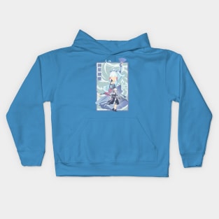 Frostflake Heron Ayaka Kids Hoodie